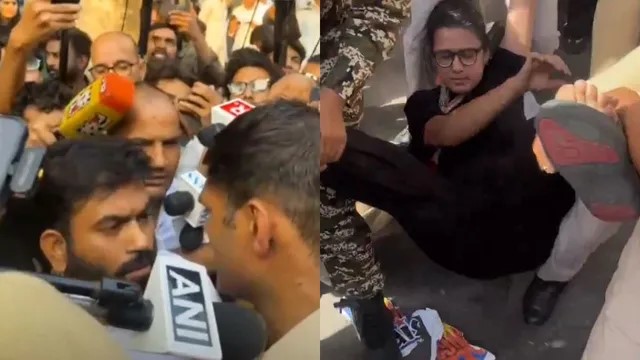 'लहरा दो तिरंगा' मार्च: दीपके और नेहा को पुलिस ने हिरासत में लिया   